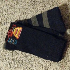 3/$30.00 MEN HEAT SENSE BOOT SOCKS ONE SIZE FITS MOST TWO (2) PAIRS